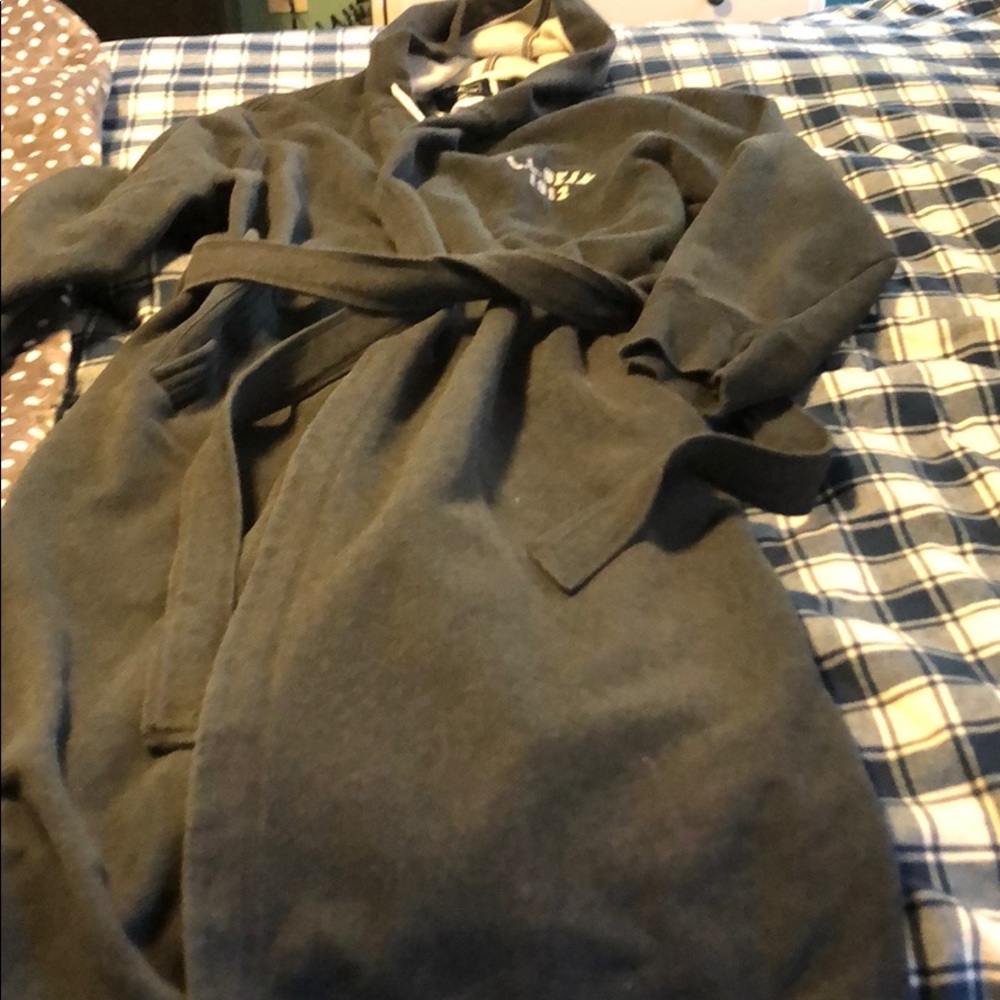 LL Bean Rugby Men’s hooded robe XXL